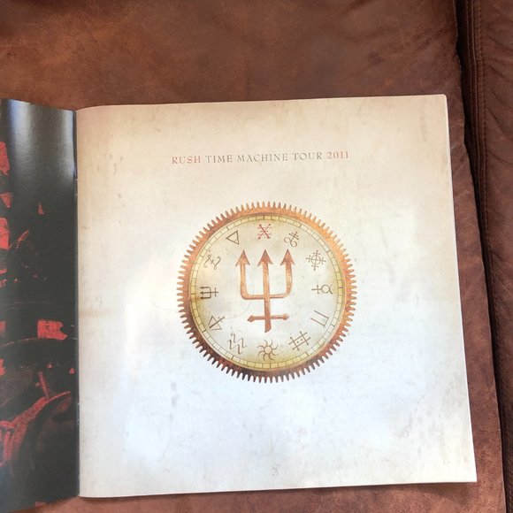 RUSH band 2011 Time Machine World Tour Concert Program - Picture 3 of 5